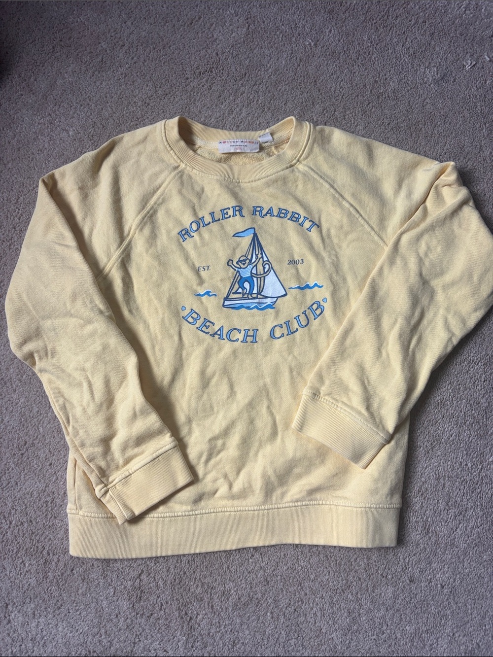 Girls Roller Rabbit Crewneck Sweatshirt